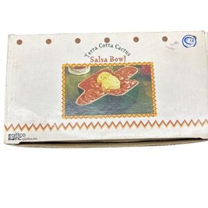 Terra Cotta Cactus Salsa Bowl By Giftco